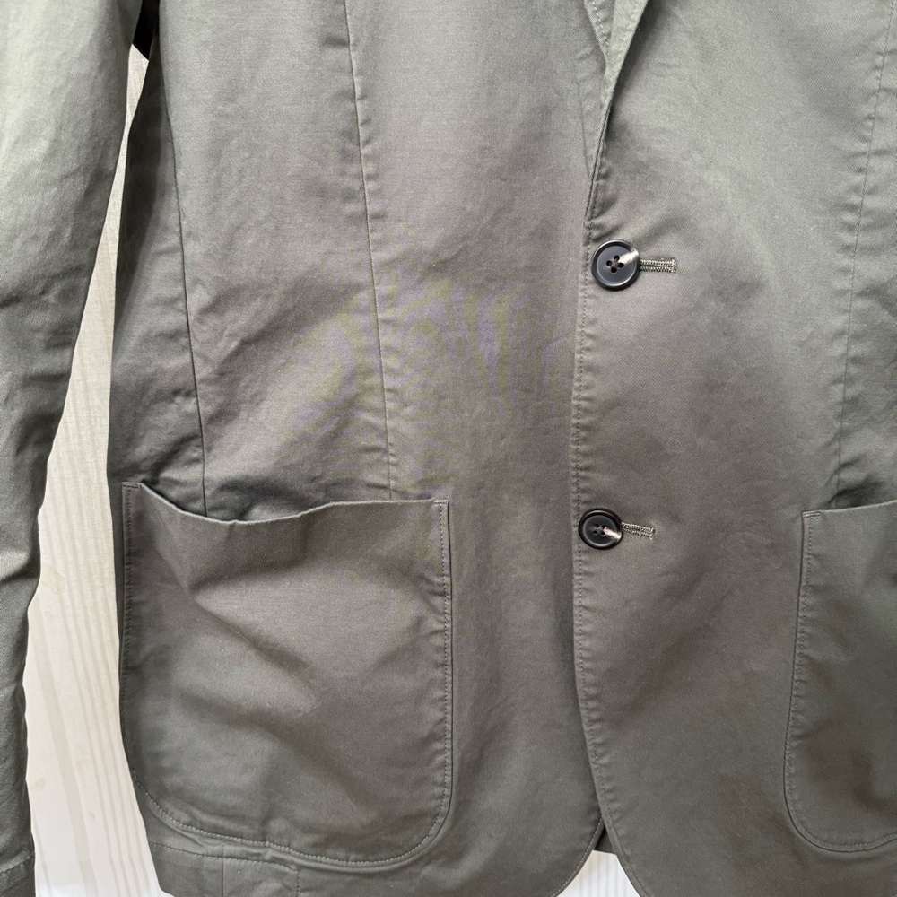 EUC🔥 Nordstrom Rack Olive Green Men’s Trim Fit Sports Blazer - Picture 3 of 7